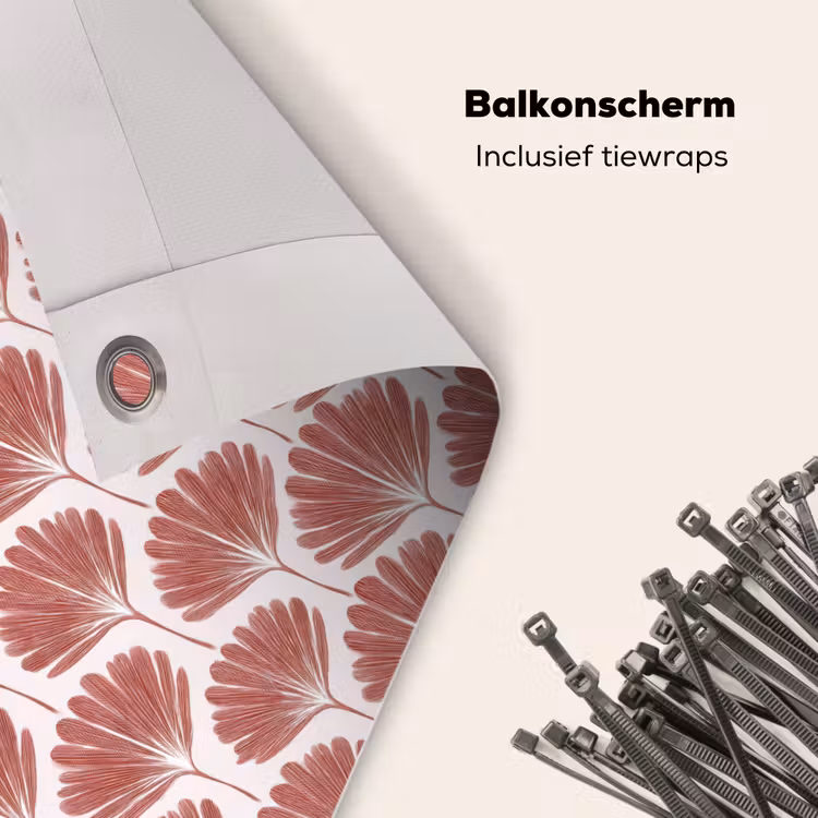 Balkonscherm - Waaier - Motief - Terra — 4