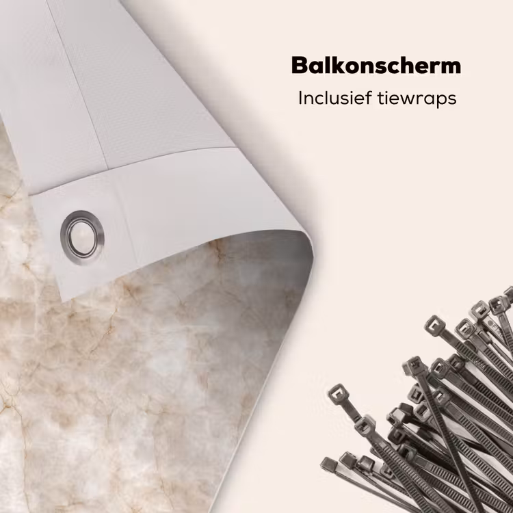 Balkonscherm - Marmer - Patroon - Klassiek — 4