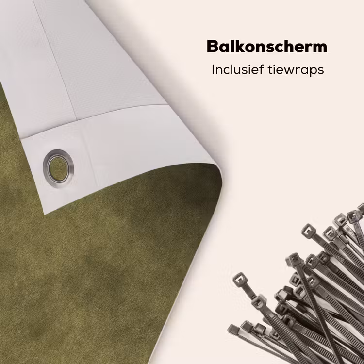 Balkonscherm - Textuur - Abstract - Groen — 4