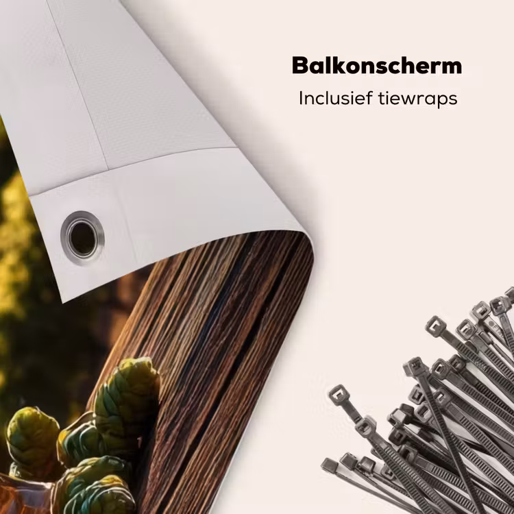 Balkonscherm - Bier - Hop - Landschap — 4