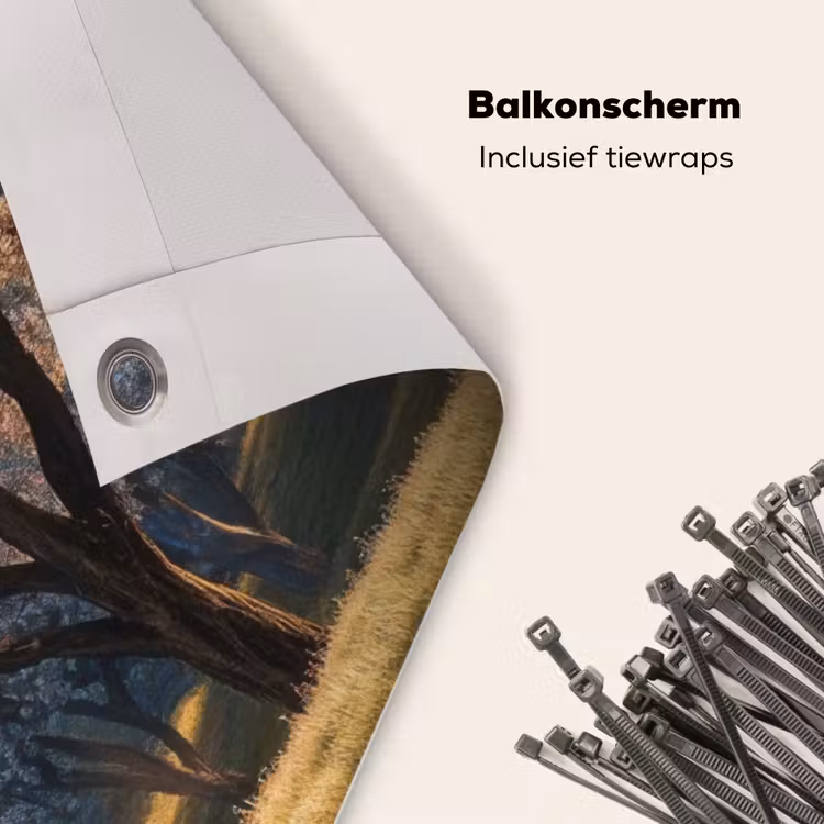 Balkonscherm - Bomen - Bloesem - Lente — 4