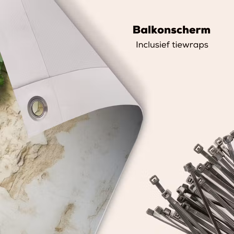 Balkonscherm - Klimop - Muur - Groen — 4