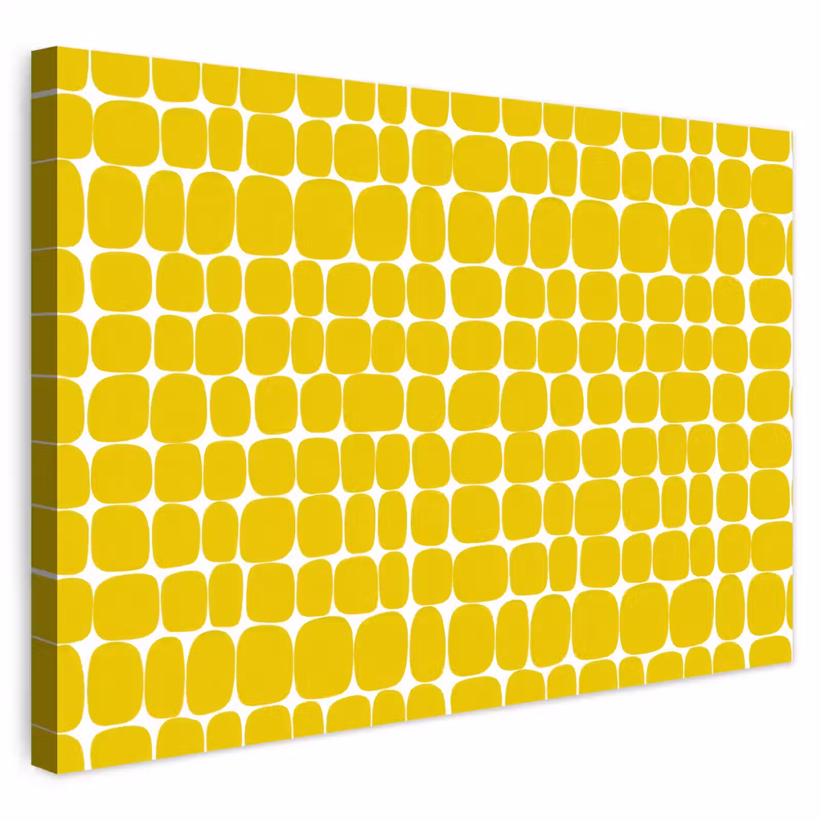 Buiten canvas - Stippen - Modern - Geel — 1