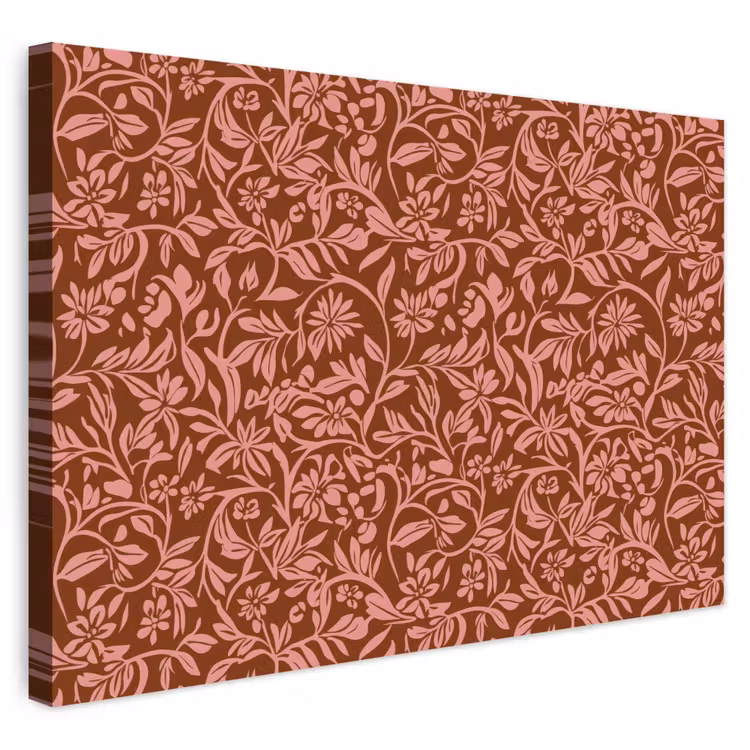 Buiten canvas - Bloemen - Print - Roze — 1