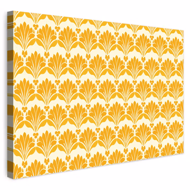 Buiten canvas - Patroon - Motief - Geel — 1
