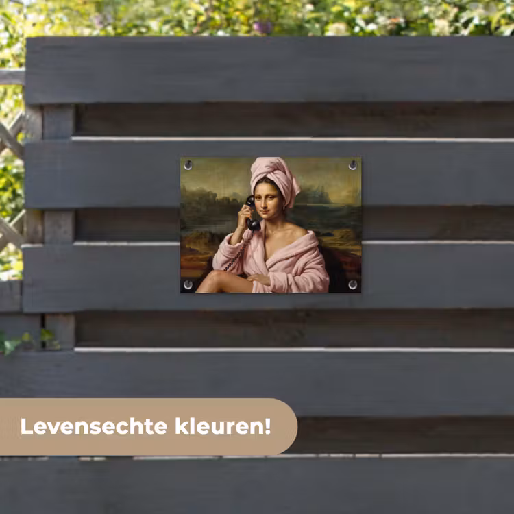 Tuinposter - Mona - Klassiek - Roze — 6