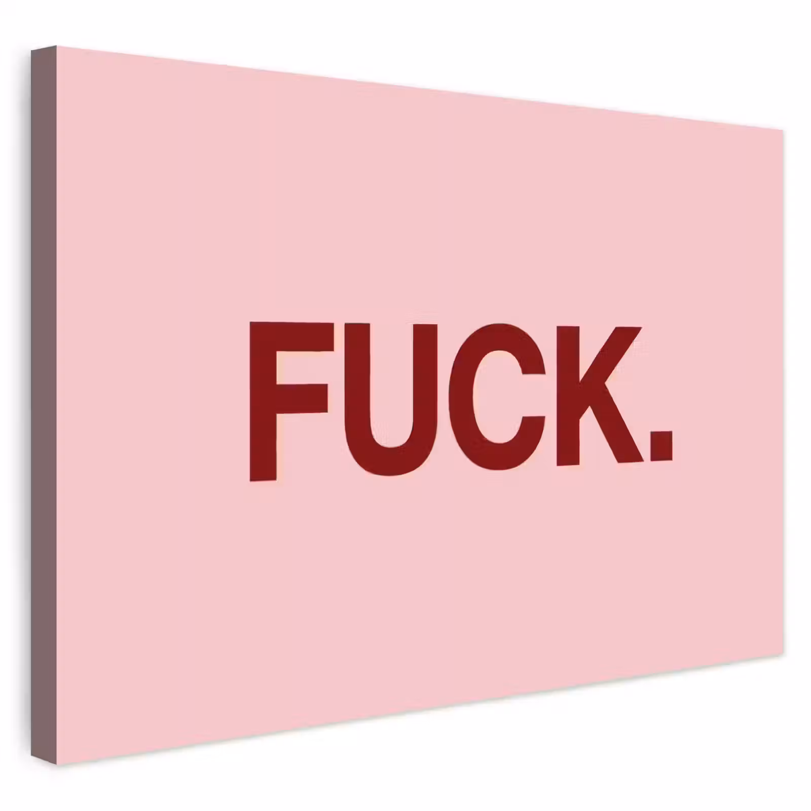 Buiten canvas - Statement - Krachtig - Roze — 1
