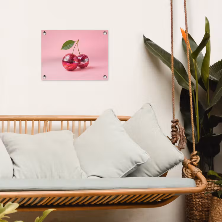 Tuinposter - Disco - Kersen - Roze — 4