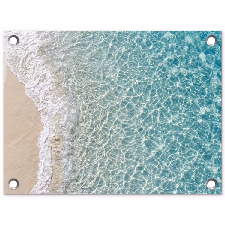 Tuinposter - Kust - Zand - Blauw — 1