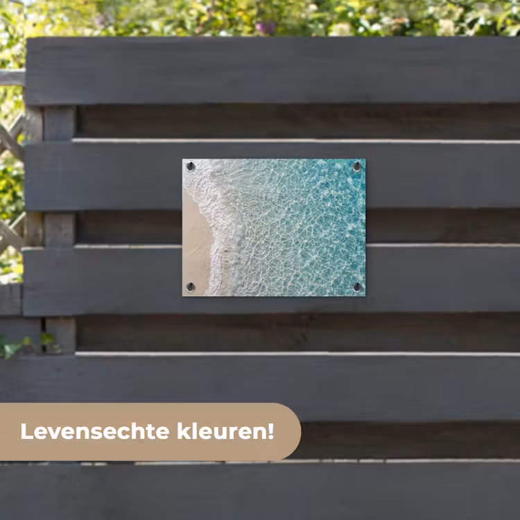 Tuinposter - Kust - Zand - Blauw — 6