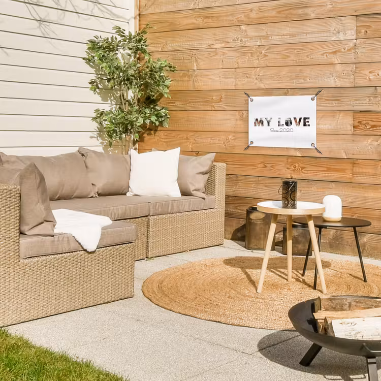 Gepersonaliseerde tuinposter - My Love - Lettercollage — 3