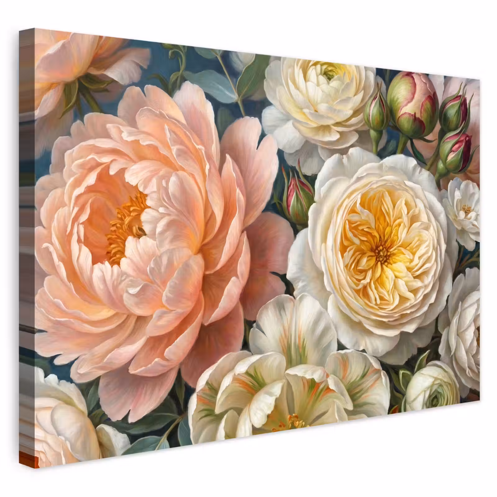 Buiten canvas - Bloemen - Boeket - Natuur - Klassiek - Kleurrijk — 1