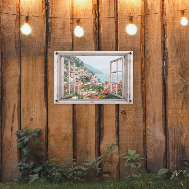 Tuinposter - Uitzicht op Positano — 3