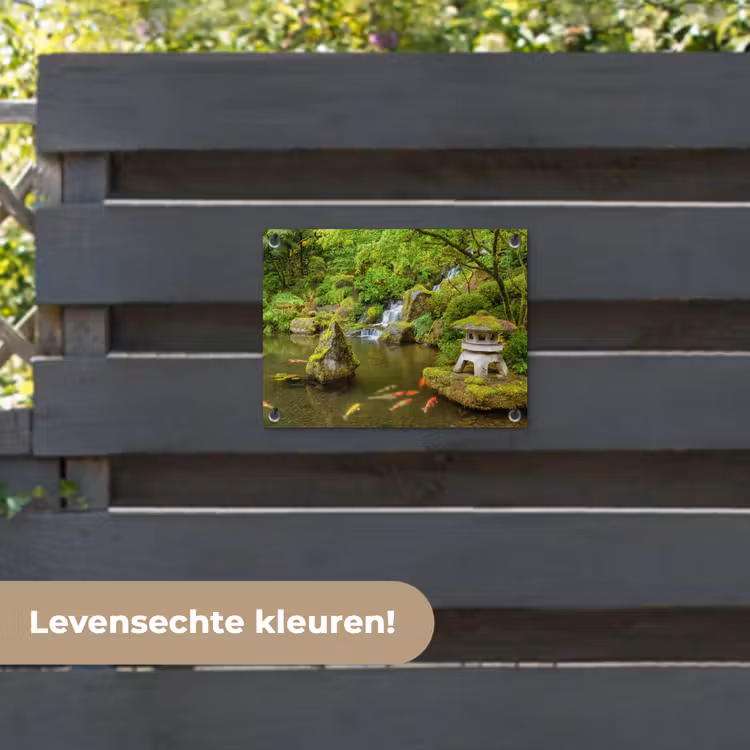 Tuinposter - Rustige Japanse vijver — 6
