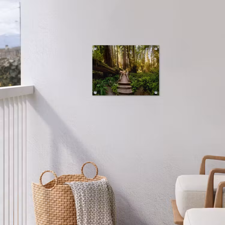 Tuinposter - Verloren Brug in het Woud — 5