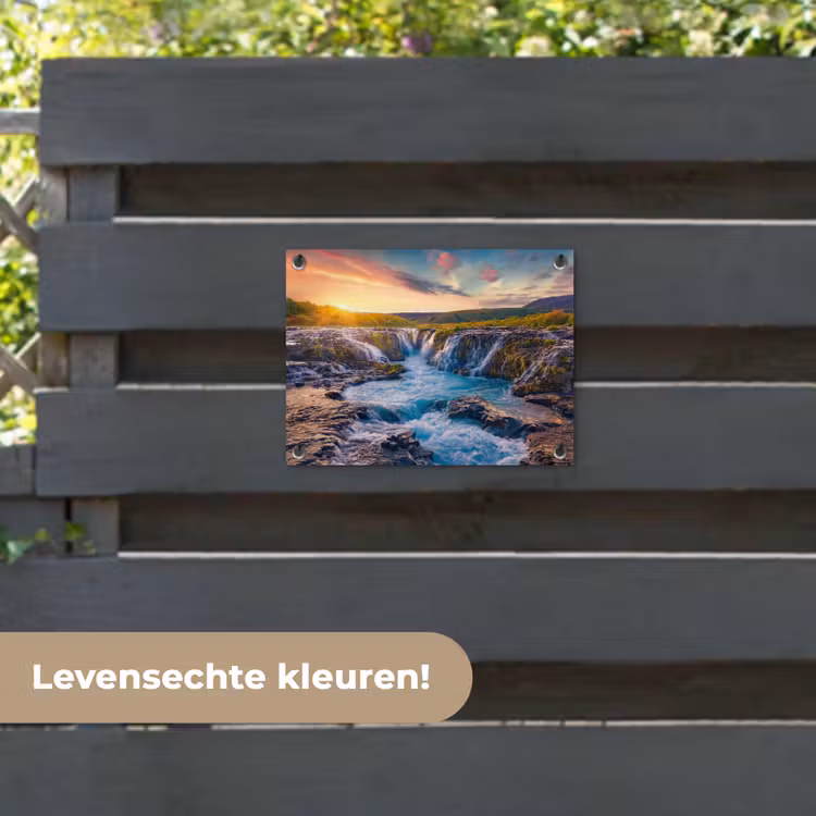 Tuinposter - Watervallen in de Ochtendgloren — 6