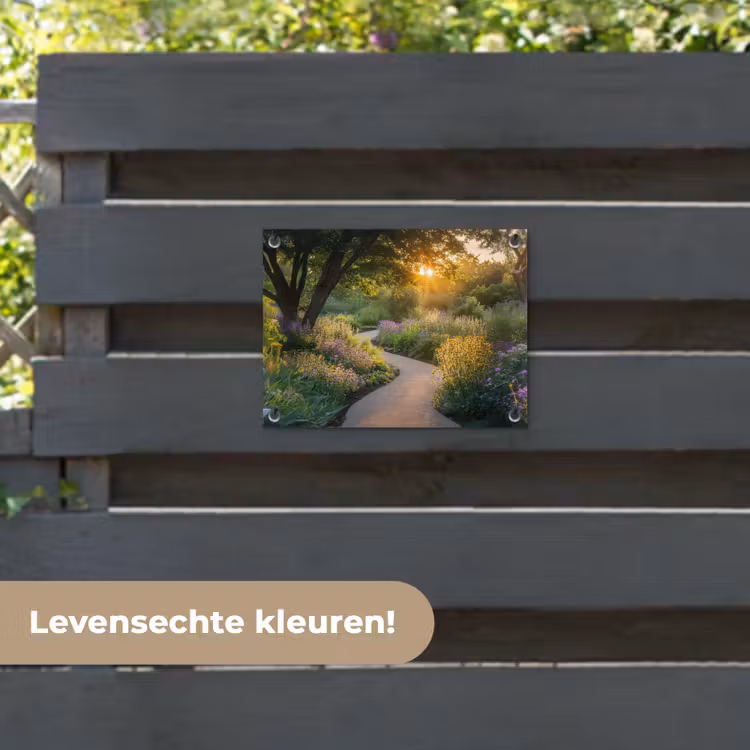 Tuinposter - Pad - Bloemen - Park — 6