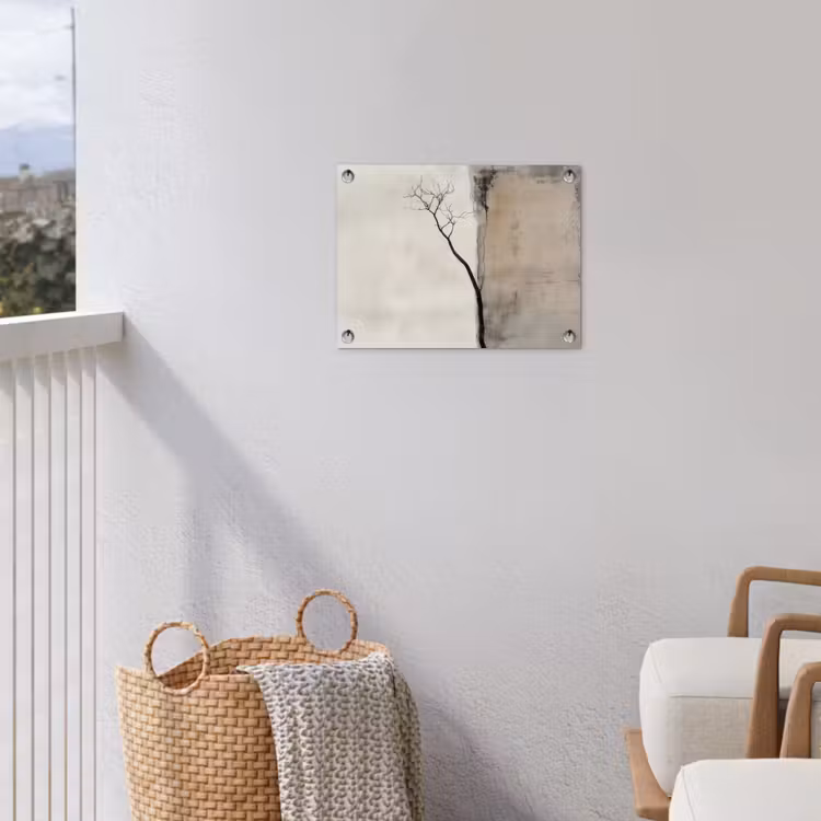 Tuinposter - Wabi sabi - Plant - Beige — 5