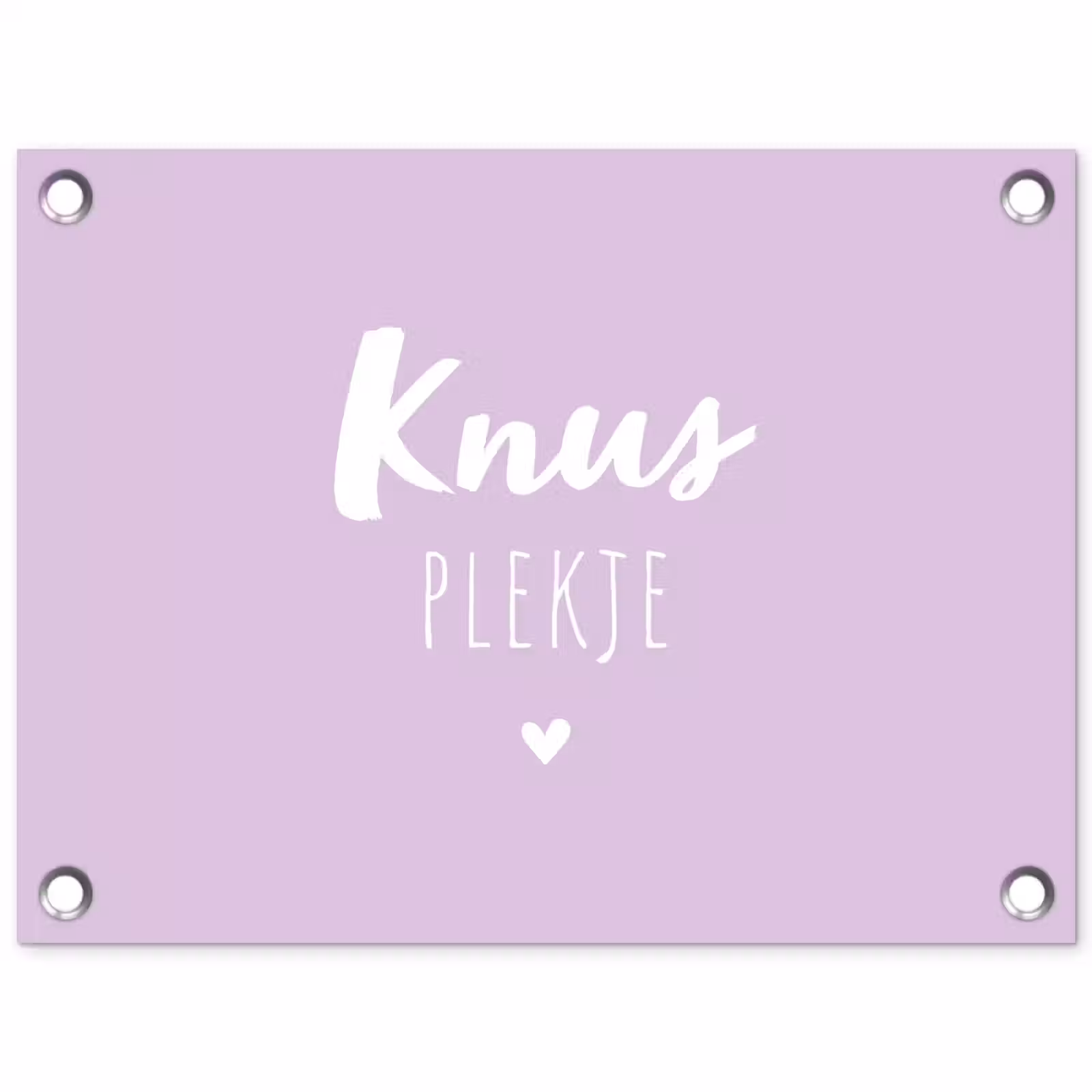 Tuinposter - Tuin - Tekst - Knus plekje - Quotes — 1