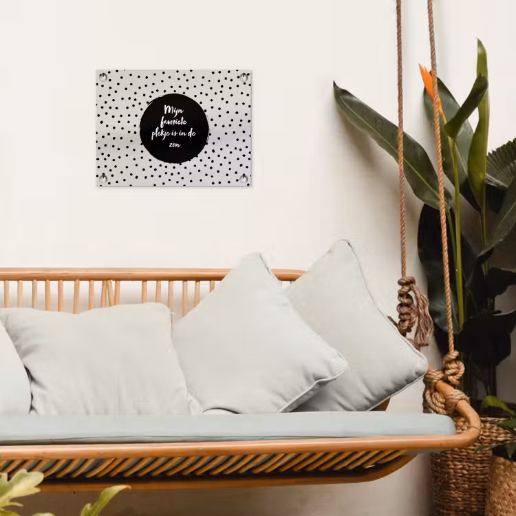 Tuinposter - Quotes - Tekst - Tuin - Mijn favoriete plekje is in de zon - Zon — 4