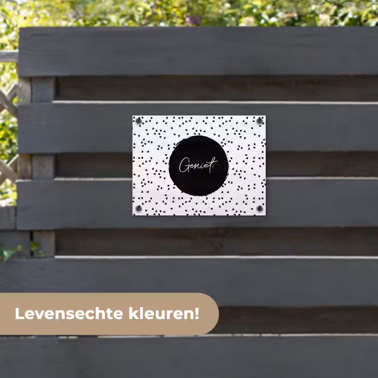 Tuinposter - Quotes - Geniet - Zomer - Tekst — 6