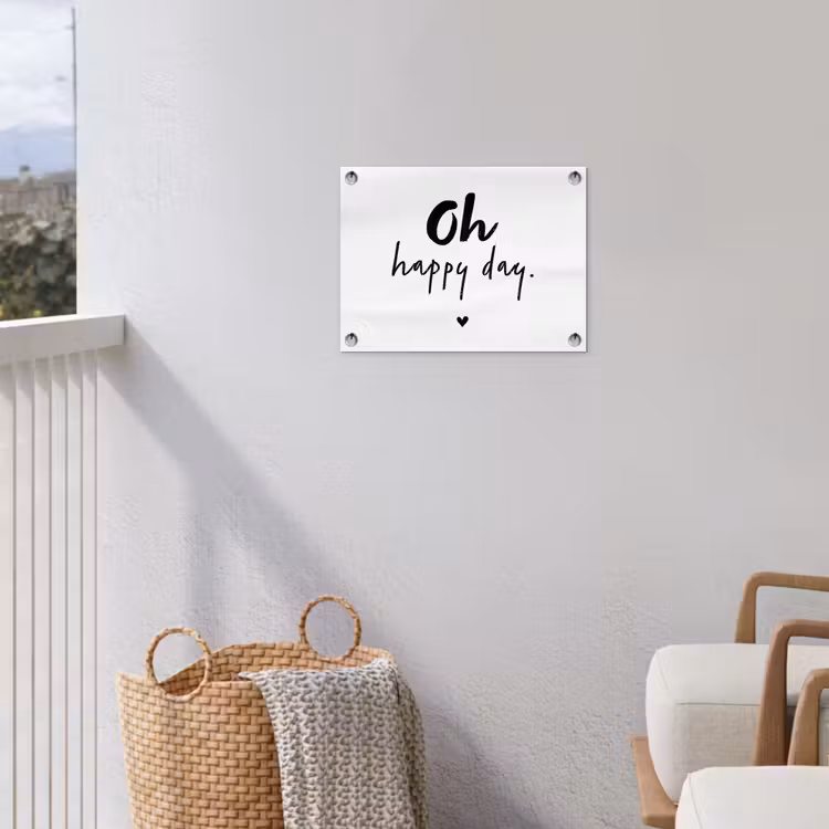 Tuinposter - Quotes - Oh happy day - Spreuken - Geluk — 5