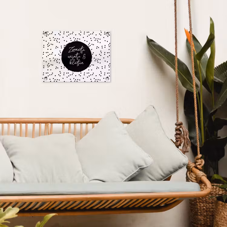 Tuinposter - Zonnetje, wijntje & kletsen - Quotes - Tekst - Wijn - Zomer — 4