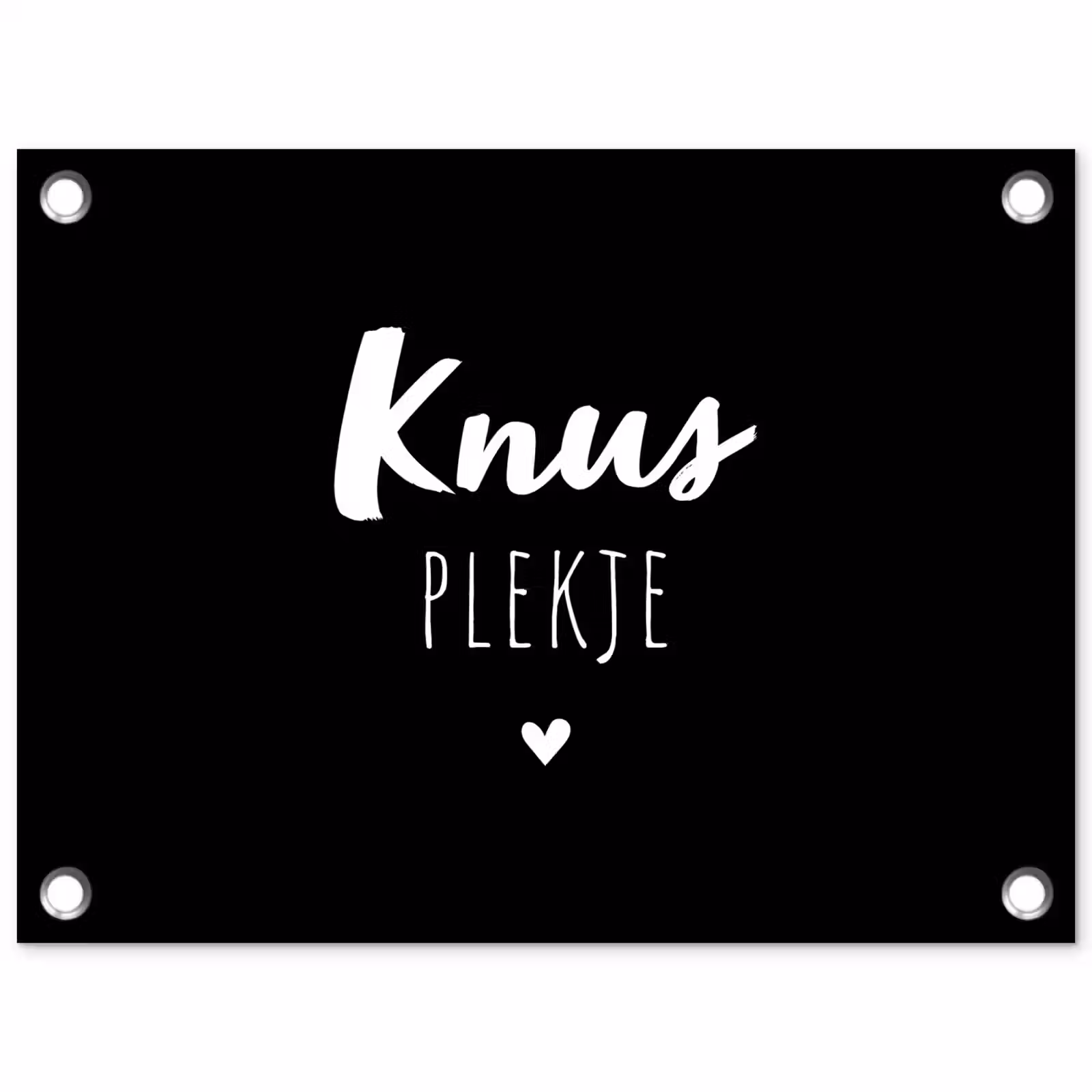 Tuinposter - Thuis - Quotes - Knus plekje - Tekst — 1