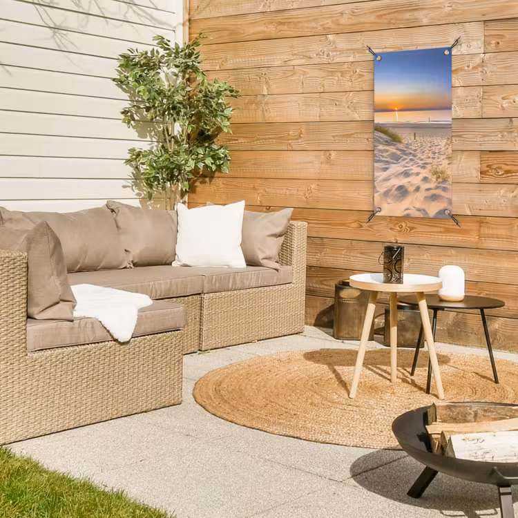 Tuinposter - Zonsondergang aan Zee — 3
