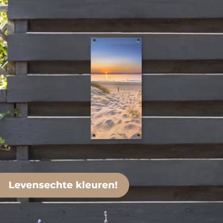 Tuinposter - Zonsondergang aan Zee — 6