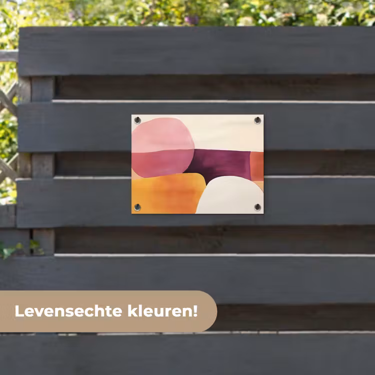 Tuinposter - Vormen - Abstract - Kleurrijk — 6