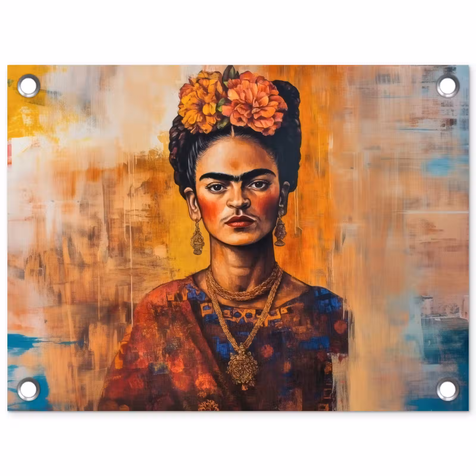 Tuinposter - Portret - Sieraden - Schilderachtig — 1