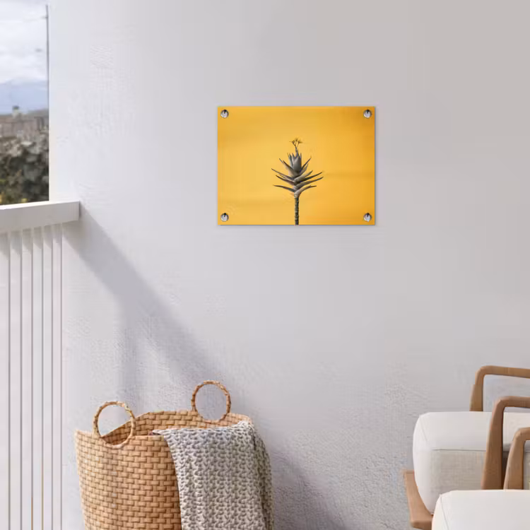 Tuinposter - Plant - Minimalistisch - Bloem - Geel — 5