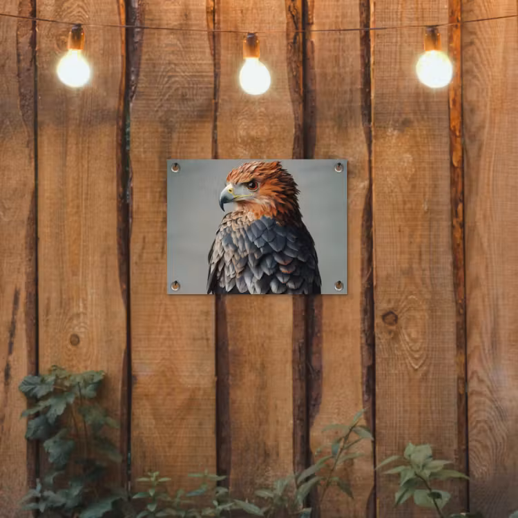 Tuinposter - Vogel - Realistisch - Veren - Bruin — 3