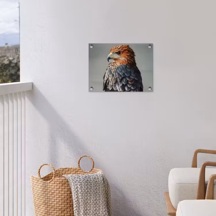 Tuinposter - Vogel - Realistisch - Veren - Bruin — 5