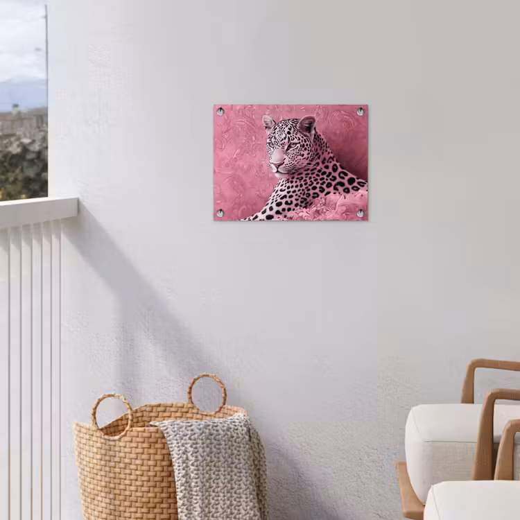Tuinposter - Panter - Luxe - Roze — 5
