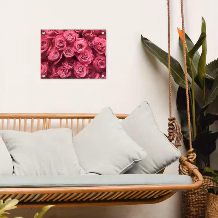 Tuinposter - Rozen - Pink - Bloem — 4
