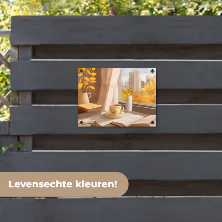 Tuinposter - Thee - Boek - Thee - Herfst — 6