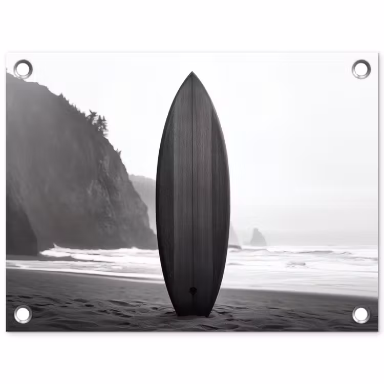 Tuinposter - Surfplank - Zand - Zee — 1