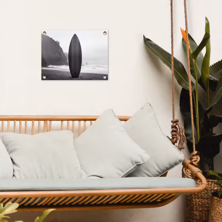 Tuinposter - Surfplank - Zand - Zee — 4