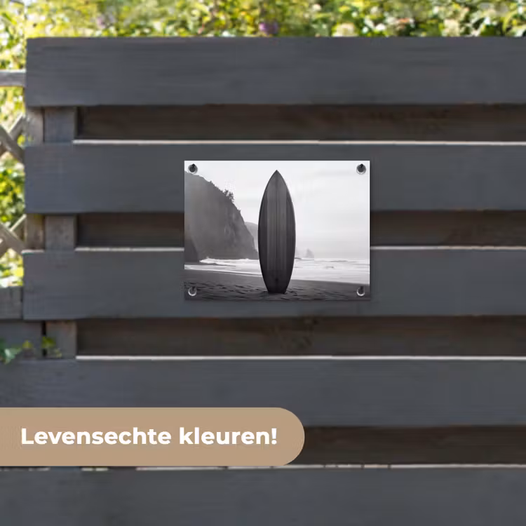 Tuinposter - Surfplank - Zand - Zee — 6
