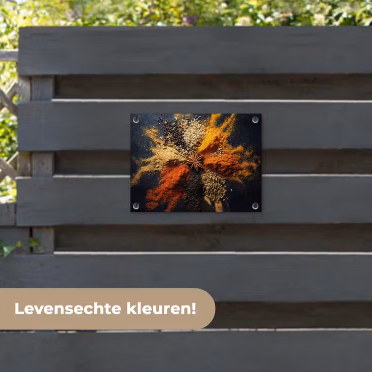 Tuinposter - Specerijen - Explosie - Oranje — 6