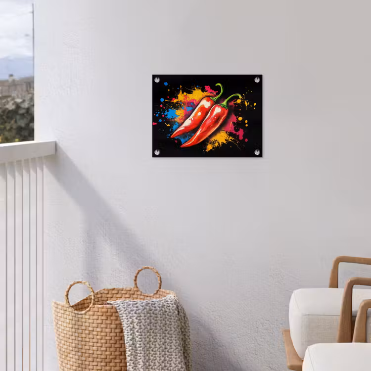 Tuinposter - Peper - Graffiti - Verf - Abstract - Modern - Kleurrijk — 5