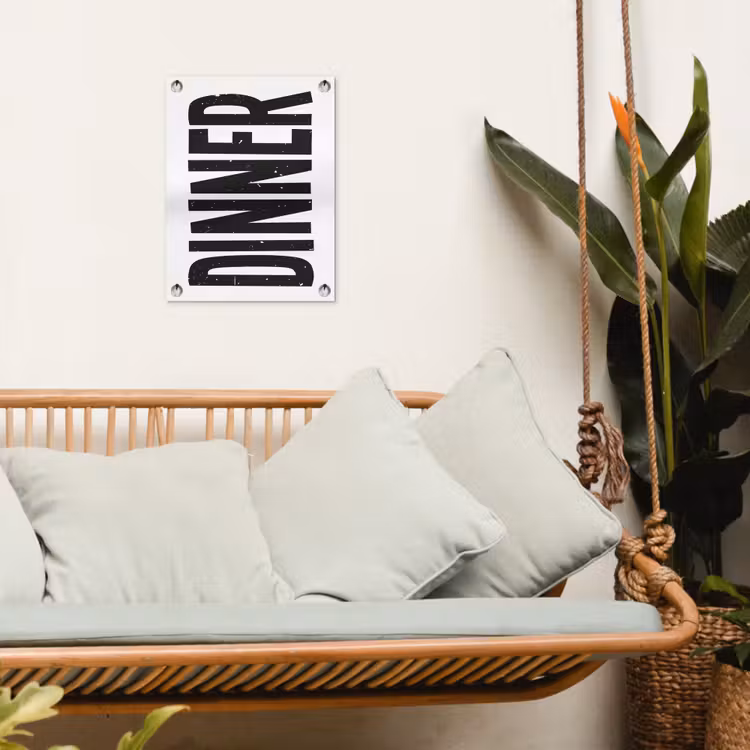 Tuinposter - Zwart - Decoratie - Vintage - Eten — 4
