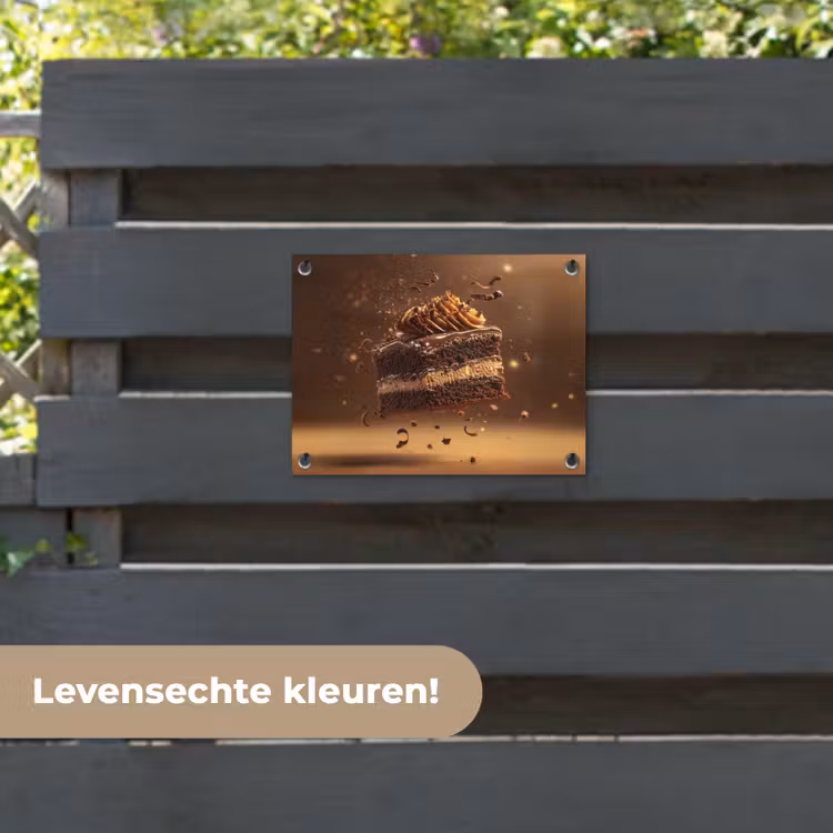 Tuinposter - Taart - Chocolade - Eten - Brownie — 6