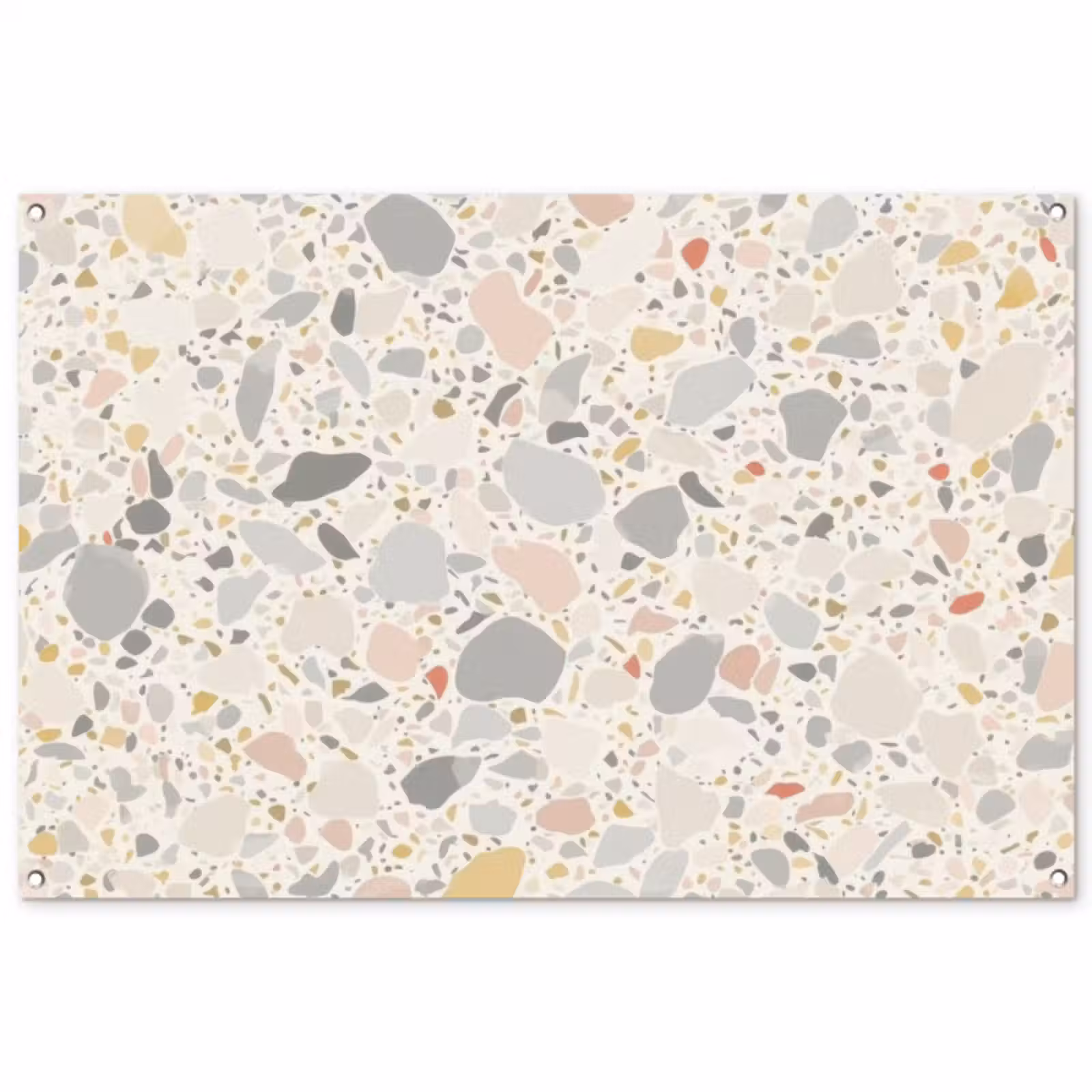 Tuinposter - Patronen - Licht - Terrazzo - Decoratie — 1