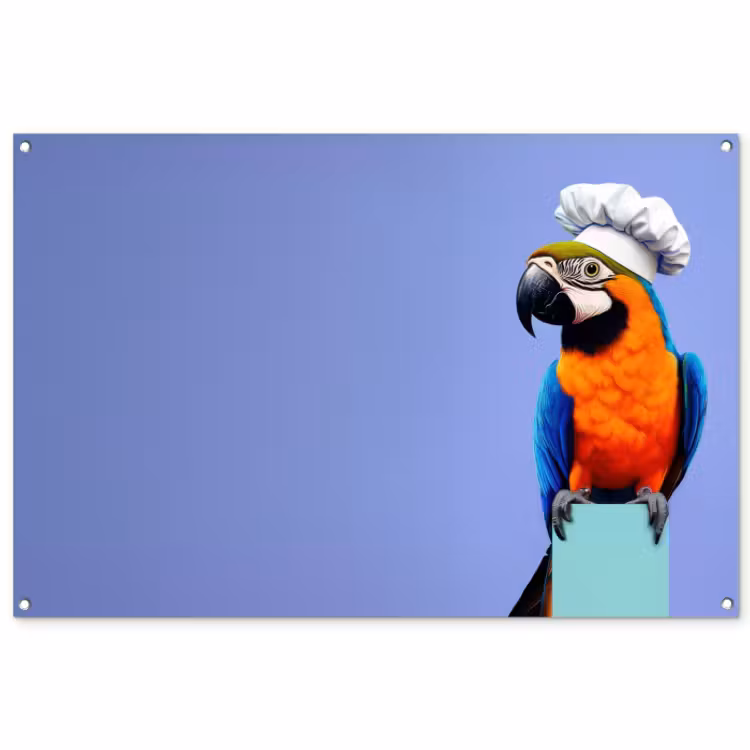 Tuinposter - papegaai-3-2-gigapixel-standard-v2-6x — 1
