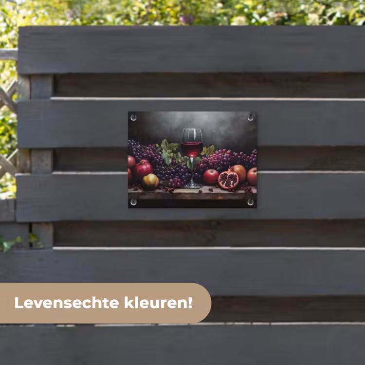 Tuinposter - Wijn - Fruit - Stilleven — 6