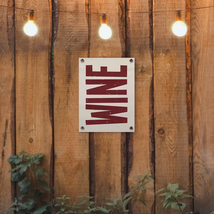 Tuinposter - Wine - Red - Decoratie - Japandi — 3