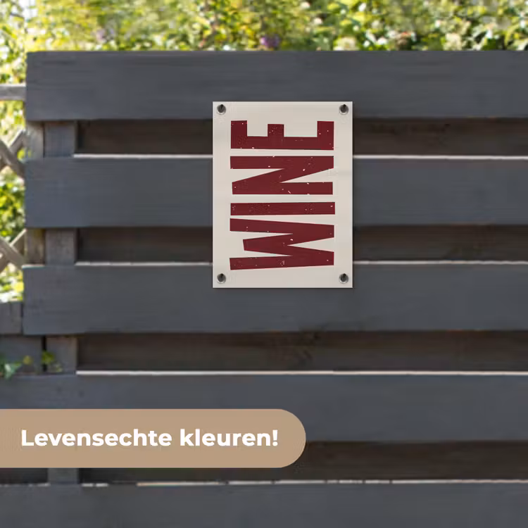 Tuinposter - Wine - Red - Decoratie - Japandi — 6